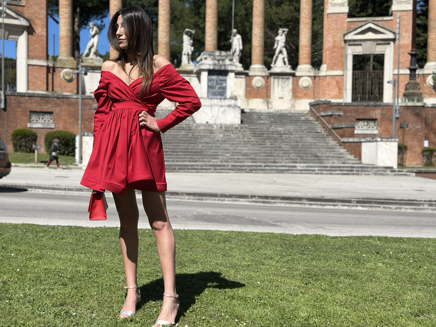 banner cherie abito rosso new in 2026